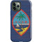 Guam Flag Dark Wood iPhone 12 Pro Max Impact Case
